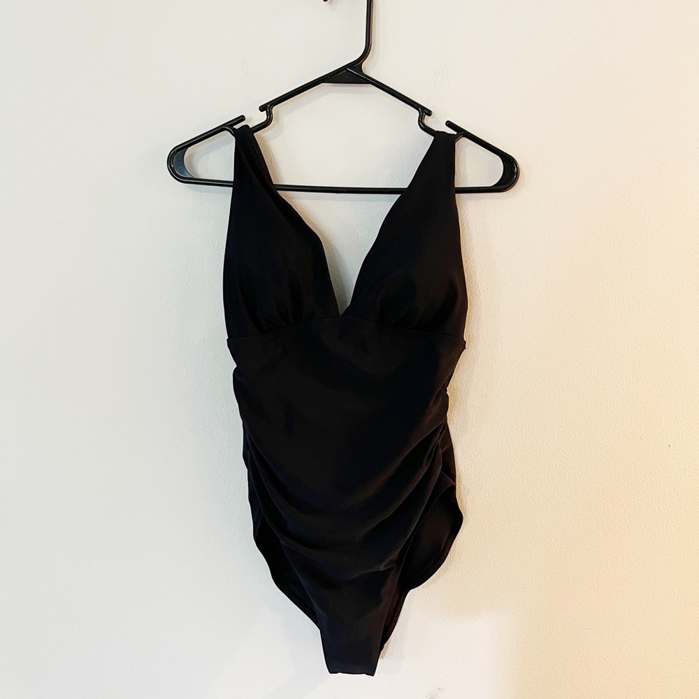 Old Navy V-Neck One Piece Swimsuit